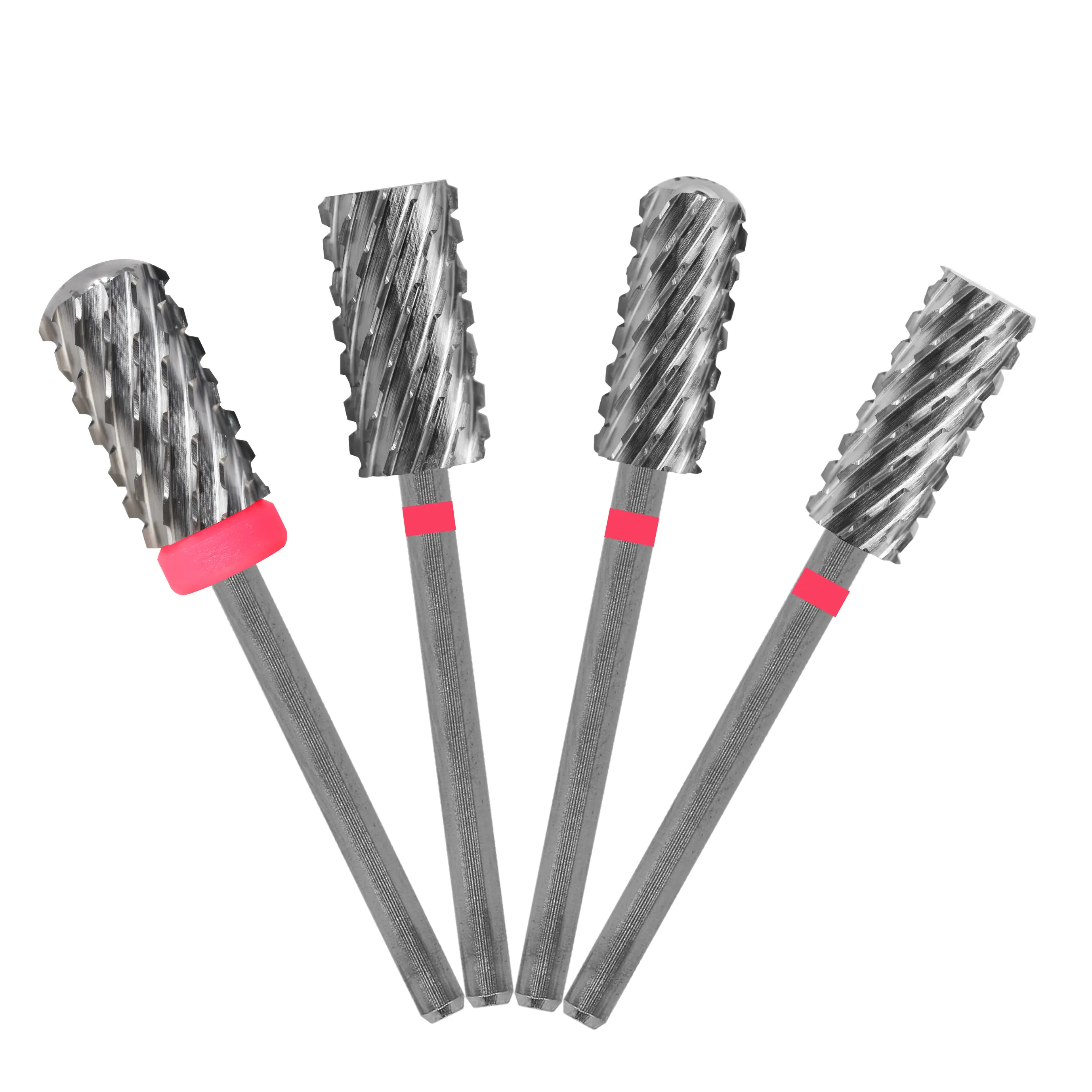 Gelak 3XC large small round flat Barrel Bits Nail drill bits 6.6mm and 5.3mmRemove Thick Gel powder carbide tool coarse