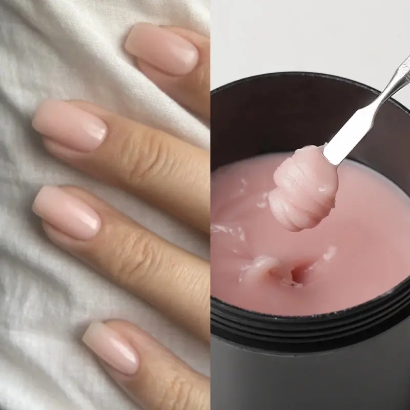MSHARE 250g Clear Acrylic Gel Hard Gel For Nail Extension Pink Nude White Acrygel Hema TPO Free Builder Nail Gel French Nail Art