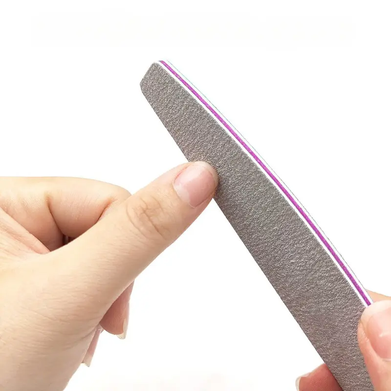 5/10Pcs Banana Nail Files Set 100/180 Grit Sandpaper Sanding Nails Buffer File Professional Supply Manicure Accessories And Tool