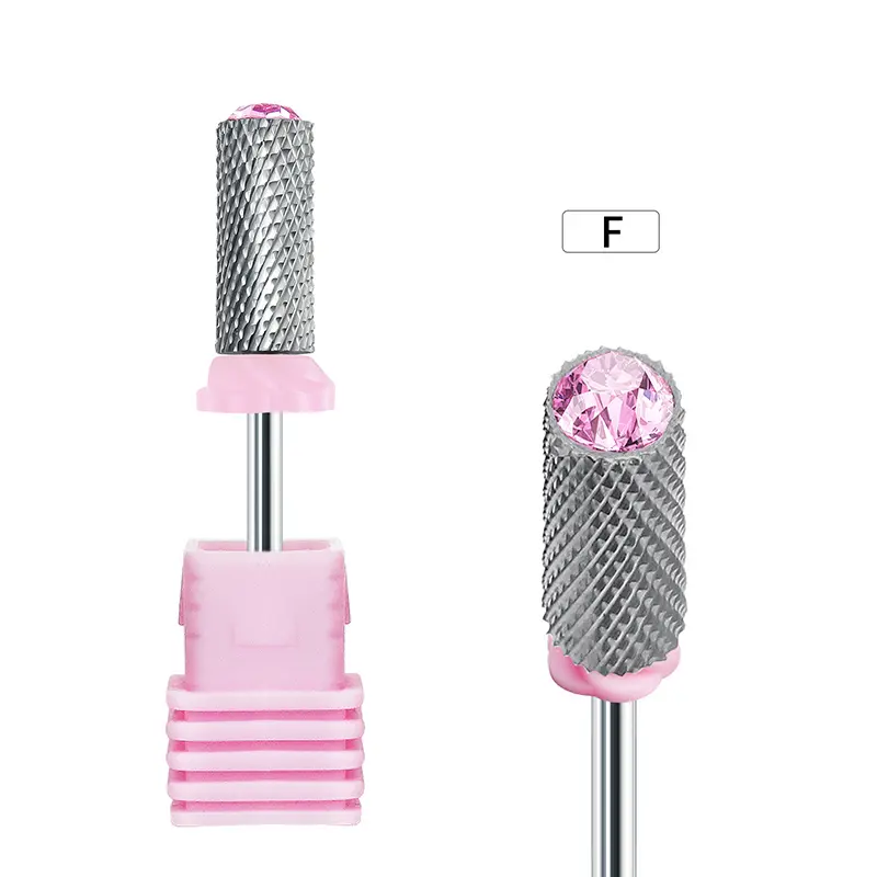 Tungsten Steel Diamond Nail Drill Bit Electric Manicure Drills Pedicure Mill Bits Files Nail Art Tools Cuticle Drill Bit
