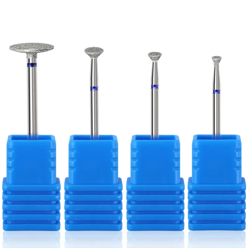 Carbide Milling Cutter Manicure Nail Drill Bits Electric Nail Files Blue Grinding Bits Mills Cutter Nail Art Tools Accessories ﻿