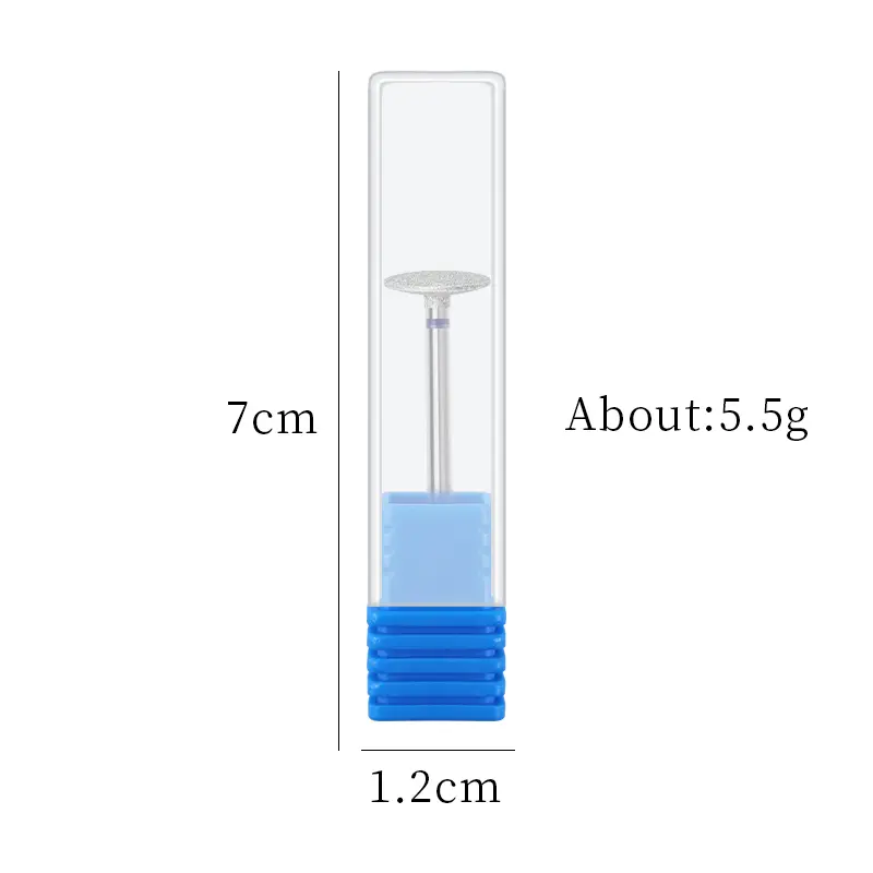 Carbide Milling Cutter Manicure Nail Drill Bits Electric Nail Files Blue Grinding Bits Mills Cutter Nail Art Tools Accessories ﻿