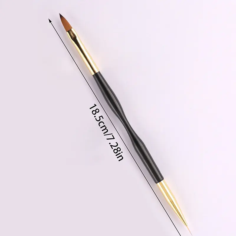 Double Head Liner Nail Art Brush Manicuring Construction UV Gel Extension Drawing Line Painting Pen Manicure Tools