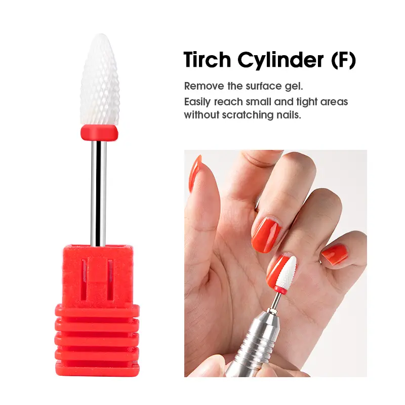 Dmoley Cone Carbide Nail Drill Bit Manicure Drill For Milling Cutter Nail Files Buffer Nail Art Equipment Accessory