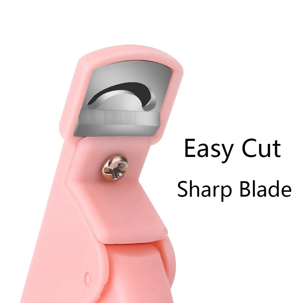 RHJB Professional Nail Art Clipper Special Type U Word False Tips Edge Cutters Colorful Guillotine Cut False Nail Knife Tools