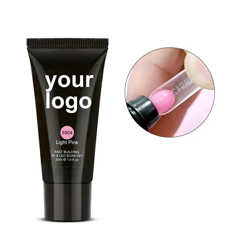 poligel 30ml  uv gel nail polish led 12 colors coat Acrylic Extension prolong Fast Builder Soak off nails polish