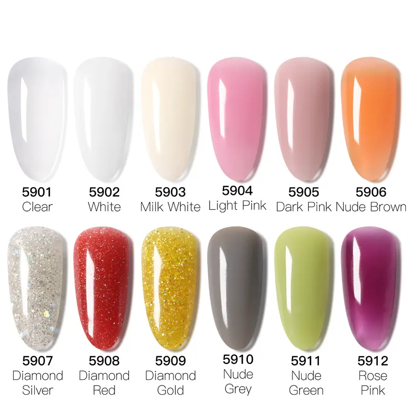 poligel 30ml  uv gel nail polish led 12 colors coat Acrylic Extension prolong Fast Builder Soak off nails polish
