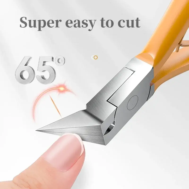 Stainless Steel Cuticle Nipper Needle Nose Pliers Nail Clipper for Dead Skin Ingrown Nail Groove Manicure Tool Nail Tip Clipper