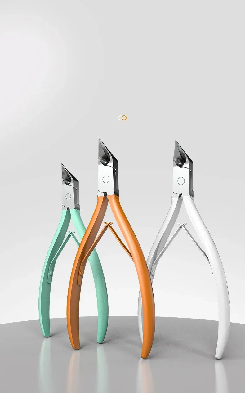 Stainless Steel Cuticle Nipper Needle Nose Pliers Nail Clipper for Dead Skin Ingrown Nail Groove Manicure Tool Nail Tip Clipper