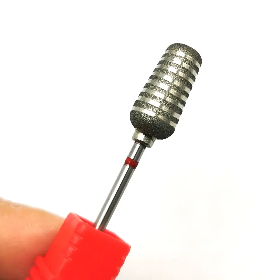HYTOOS Tornado Diamond Pedicure Drill Bit 3/32" Cutters for Pedicure Salon Foot Care Remove Callus Tools Nails Accessories