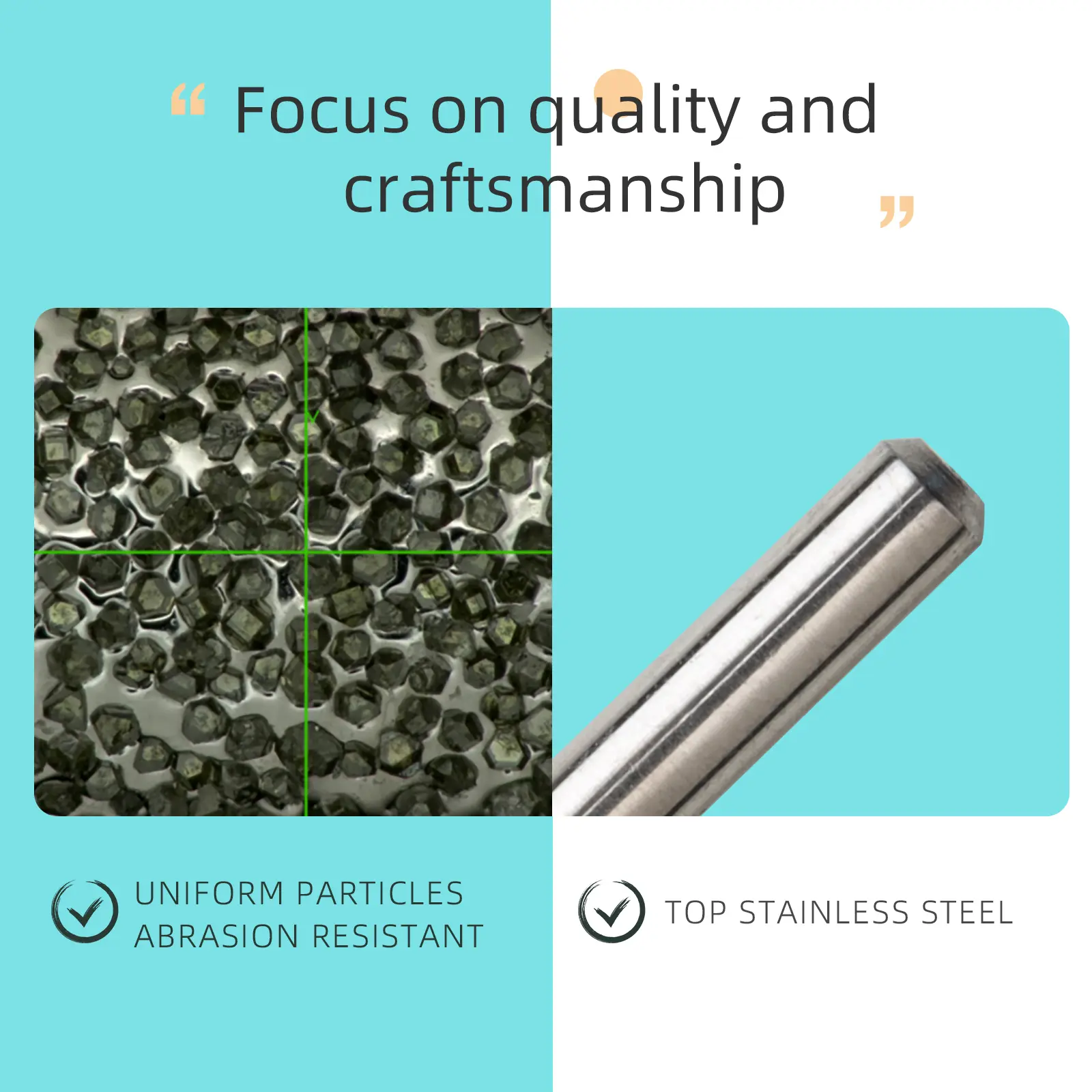 HYTOOS Fine Grit Ball Cuticle Clean Nail Drill Bits Russian Diamond Nail Bit Safety Under Nail Cleaner for Cuticle Dead Skin