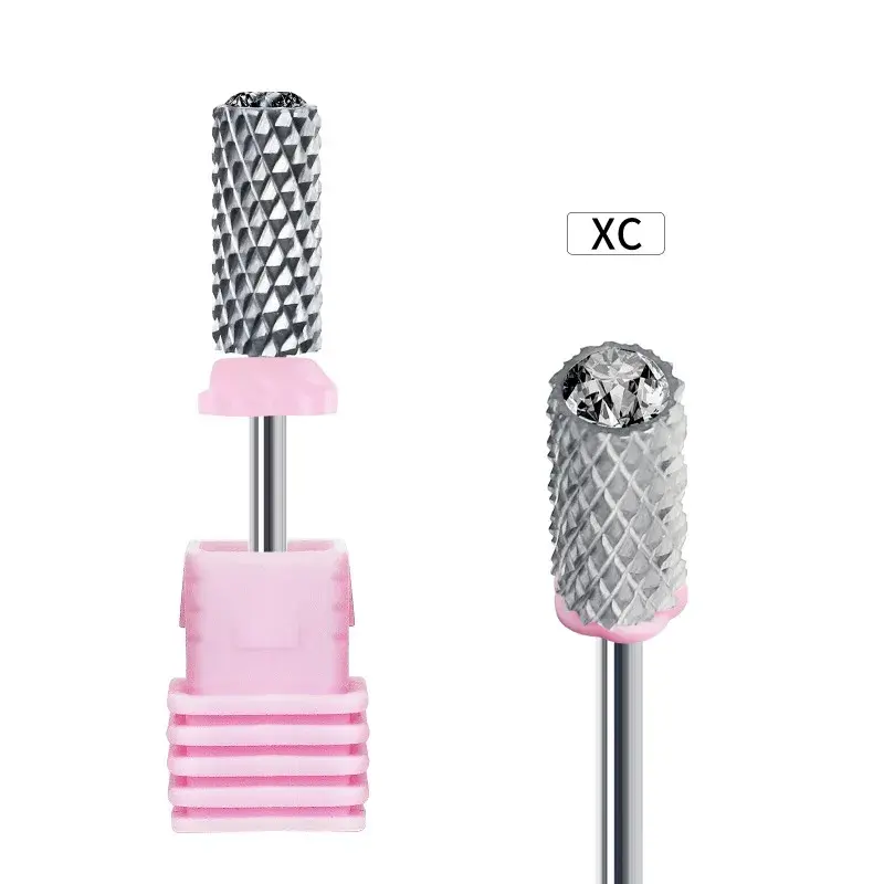 Tungsten Steel Diamond Nail Drill Bit Electric Manicure Drills Pedicure Mill Bits Files Nail Art Tools Cuticle Drill Bit