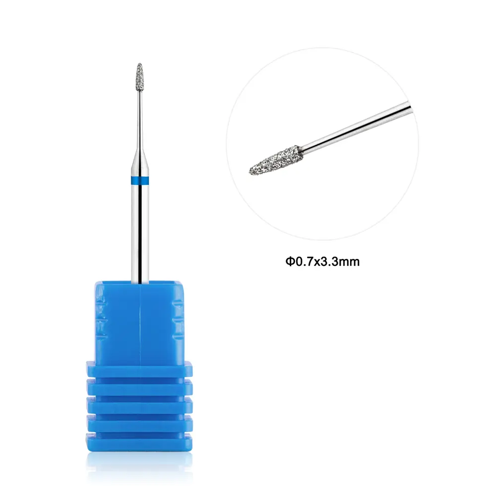 TP 2pcs Cuticle Clean Nail Bit for Electric Nail Drill Machine for Acrylic Manicure Pedicure Cuticle Gel Polishing Tools
