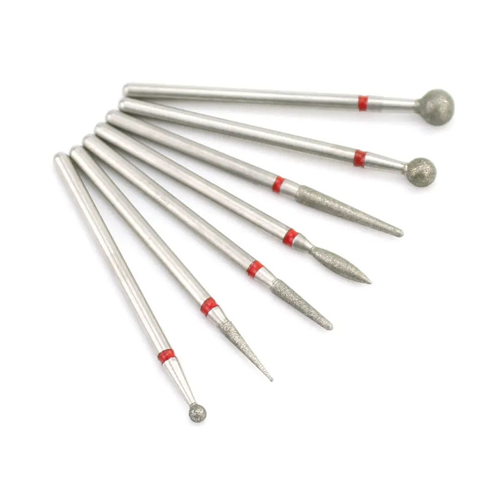 20 Types Diamond Nail Drill Rotary Bits Milling Cutter For Manicure Burr Cuticle Clean Electric Cutter Drill Bits Accessories