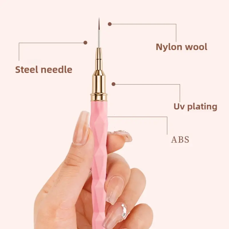 5PCS Liner Brush Set Acrylic Nail Art Brush Elongated Lines Striping Drawing Uv Gel Painting Professional Manicure Brushes Tool