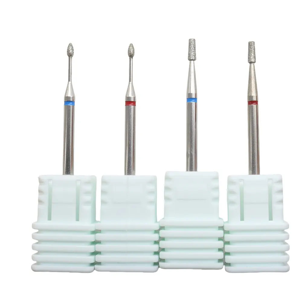 1Pcs Tungsten Steel Diamond Drill Bits Set, 2.35mm Fine & Medium Grinding Heads, Unscented, for Acrylic & Gel Nails, Ideal for M