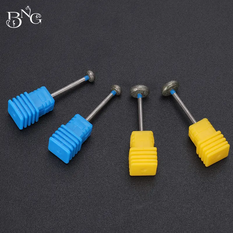 BNG 2pcs/lot Diamond Nail Manicure Drill Bit Milling Cutter Electric For Manicure Pedicure Device Tool Nail Art Burr Dril