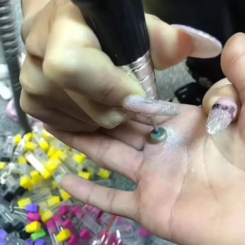 BNG 2pcs/lot Diamond Nail Manicure Drill Bit Milling Cutter Electric For Manicure Pedicure Device Tool Nail Art Burr Dril
