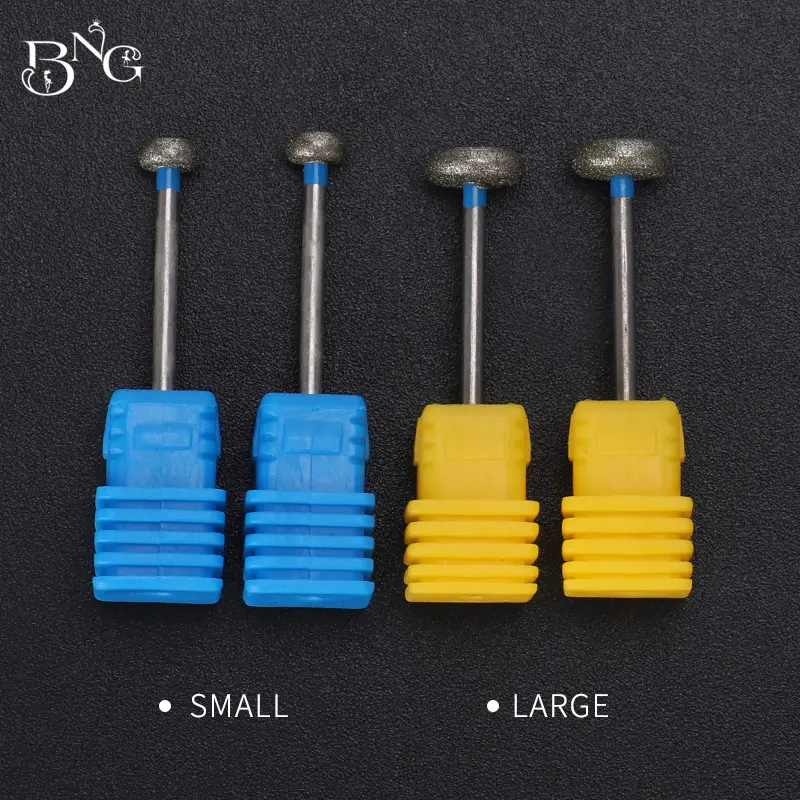 BNG 2pcs/lot Diamond Nail Manicure Drill Bit Milling Cutter Electric For Manicure Pedicure Device Tool Nail Art Burr Dril