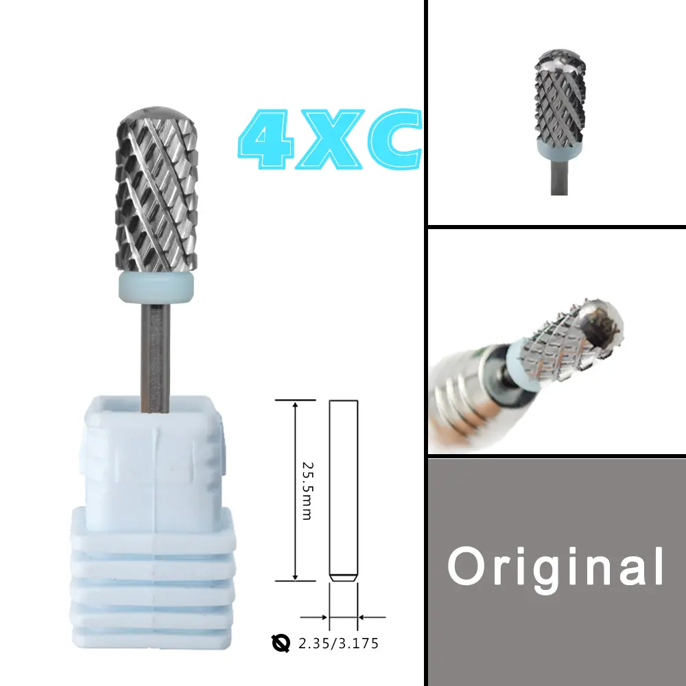 6.6 Original Large Barrel Round Smooth top  steel Carbide nail drill bits Efrat Urieli linux OEM Customized packaging