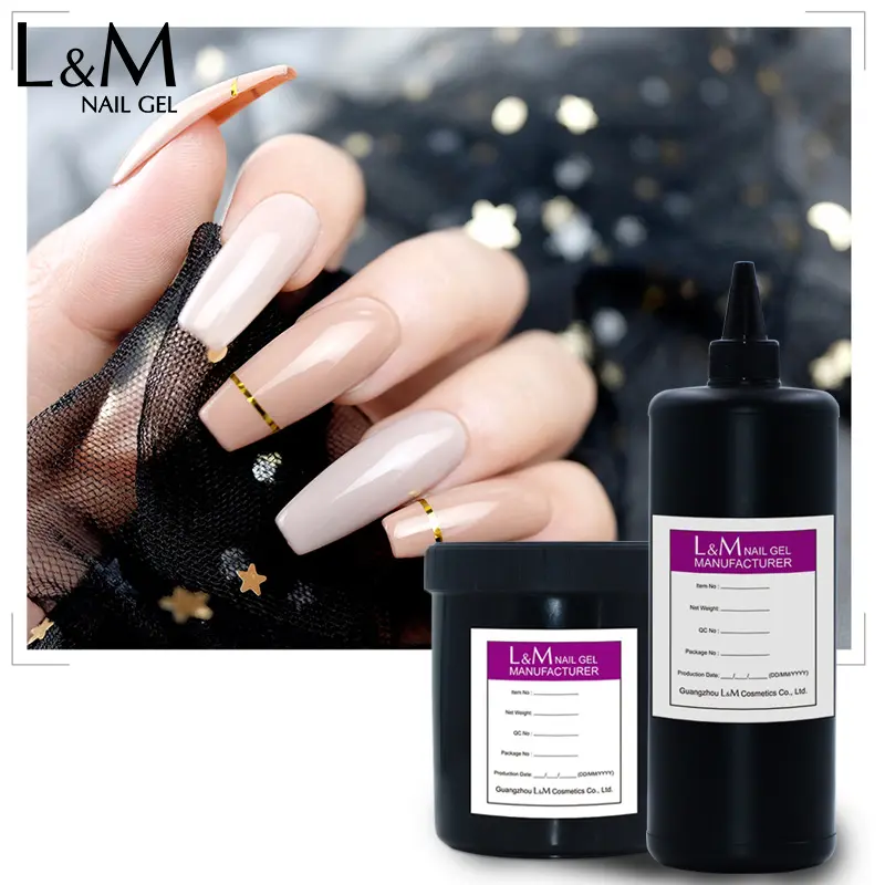 nail uv gel polish Bulk Big Volume Top Coat package 350g 500g 1kg ibdgel Soak off UV&LED  wholesale dropping multi-colorful Gel
