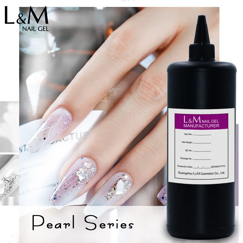 nail uv gel polish Bulk Big Volume Top Coat package 350g 500g 1kg ibdgel Soak off UV&LED  wholesale dropping multi-colorful Gel