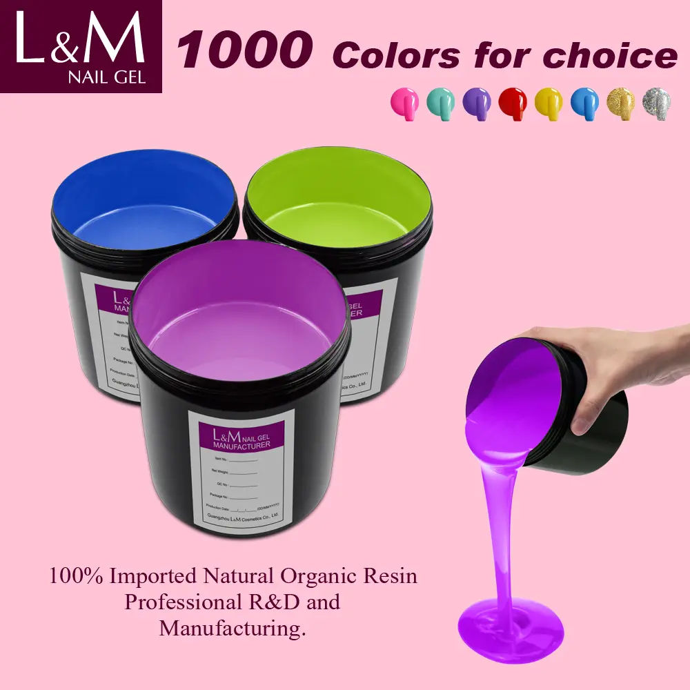 nail uv gel polish Bulk Big Volume Top Coat package 350g 500g 1kg ibdgel Soak off UV&LED  wholesale dropping multi-colorful Gel