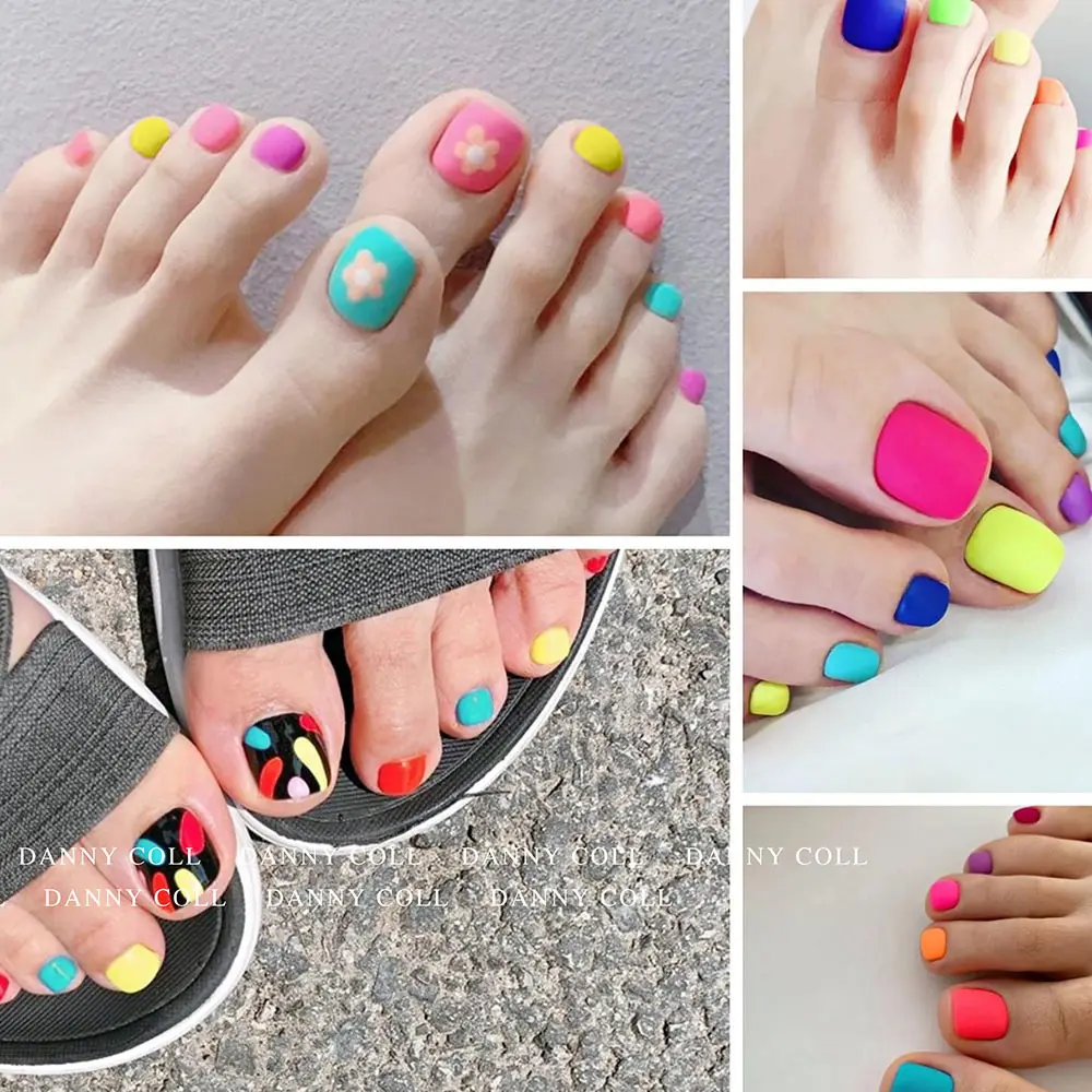 Spring Summer Colourful Fluorescence Gel Nail Polish Set Soak Off Noctilucent Color UV LED Varnishes Nail Art Candy Gel Polish