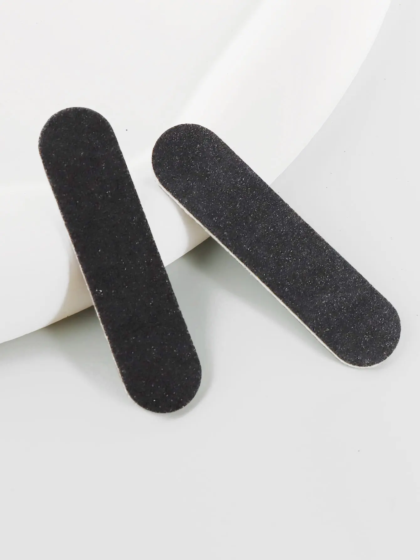 15 to 200 Pcs Mini Double Sided Black Nail Files Portable Disposable Emery Board Buffers for Nail Art Manicure and Pedicure