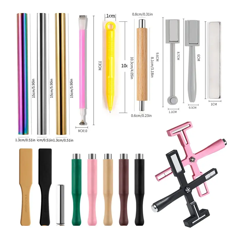 double head Nail Cat Eye Magnetic Rod stick Powerful Magnet Suitable for cat eye gel polish nail art Decoration tools  NAB051