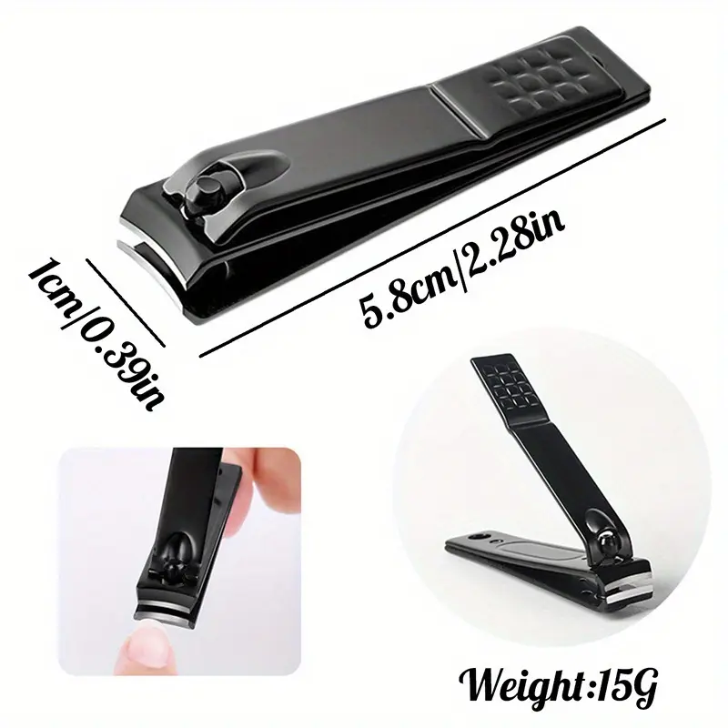 1/3/4pcs Nail Clippers Stainless Steel, Sharp Edge Fingernail And Toenail Clipper Cutter, Nail File, Thick Nail Trimmer
