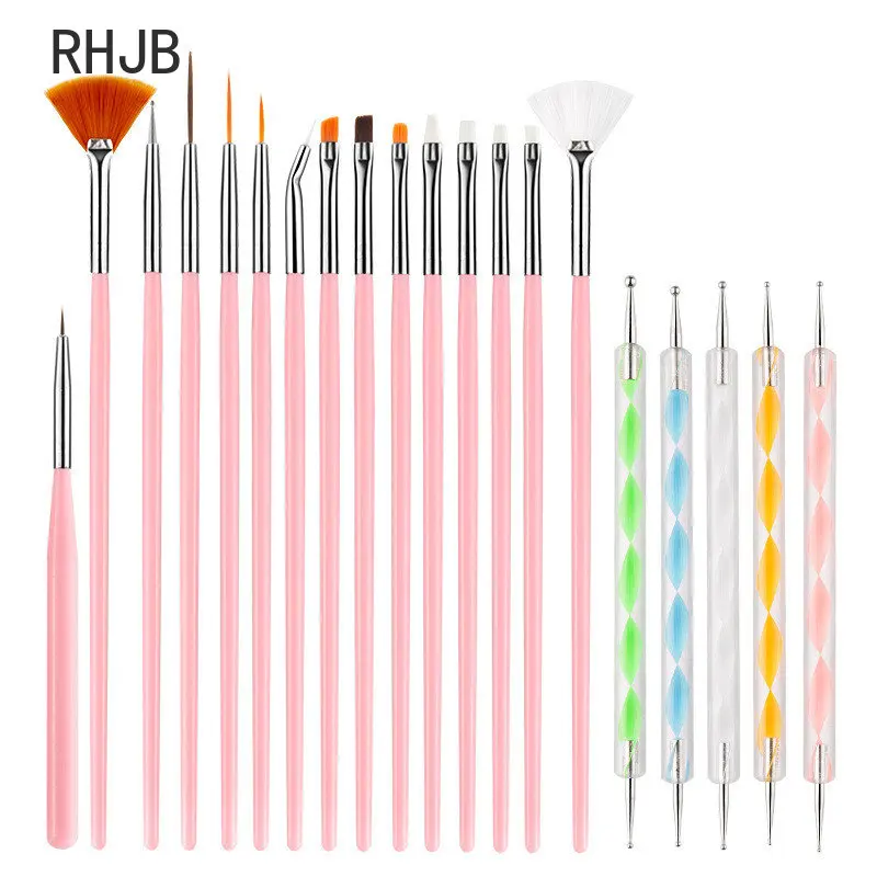 RHJB New Nails Things Brushes for Manicure Set Nails Art Accessories Tools Kits Nail Supplies for Professionals Manicure Set