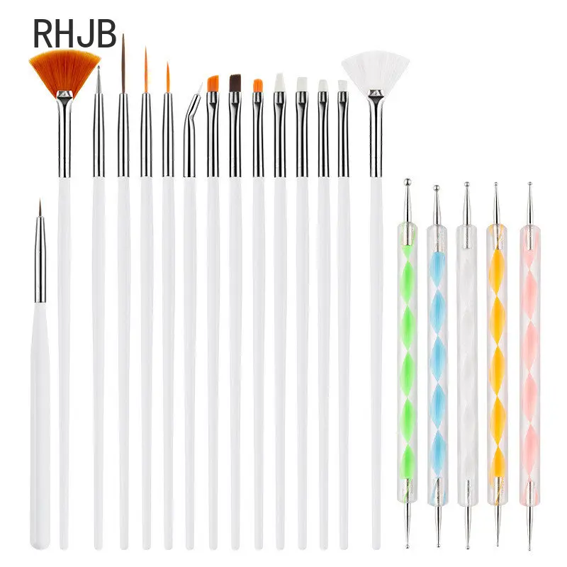 RHJB New Nails Things Brushes for Manicure Set Nails Art Accessories Tools Kits Nail Supplies for Professionals Manicure Set