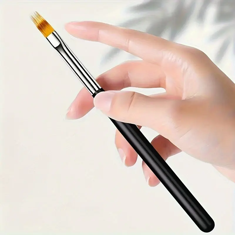 Soft Gradient Nail Brush Drawing Painting Nylon Hair DIY Gradient UV Gel Gradient Bloom Wood Handle Nylon Hair