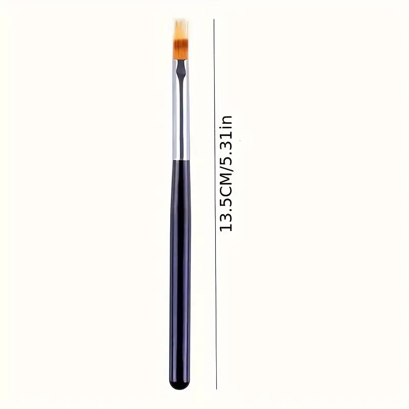 Soft Gradient Nail Brush Drawing Painting Nylon Hair DIY Gradient UV Gel Gradient Bloom Wood Handle Nylon Hair