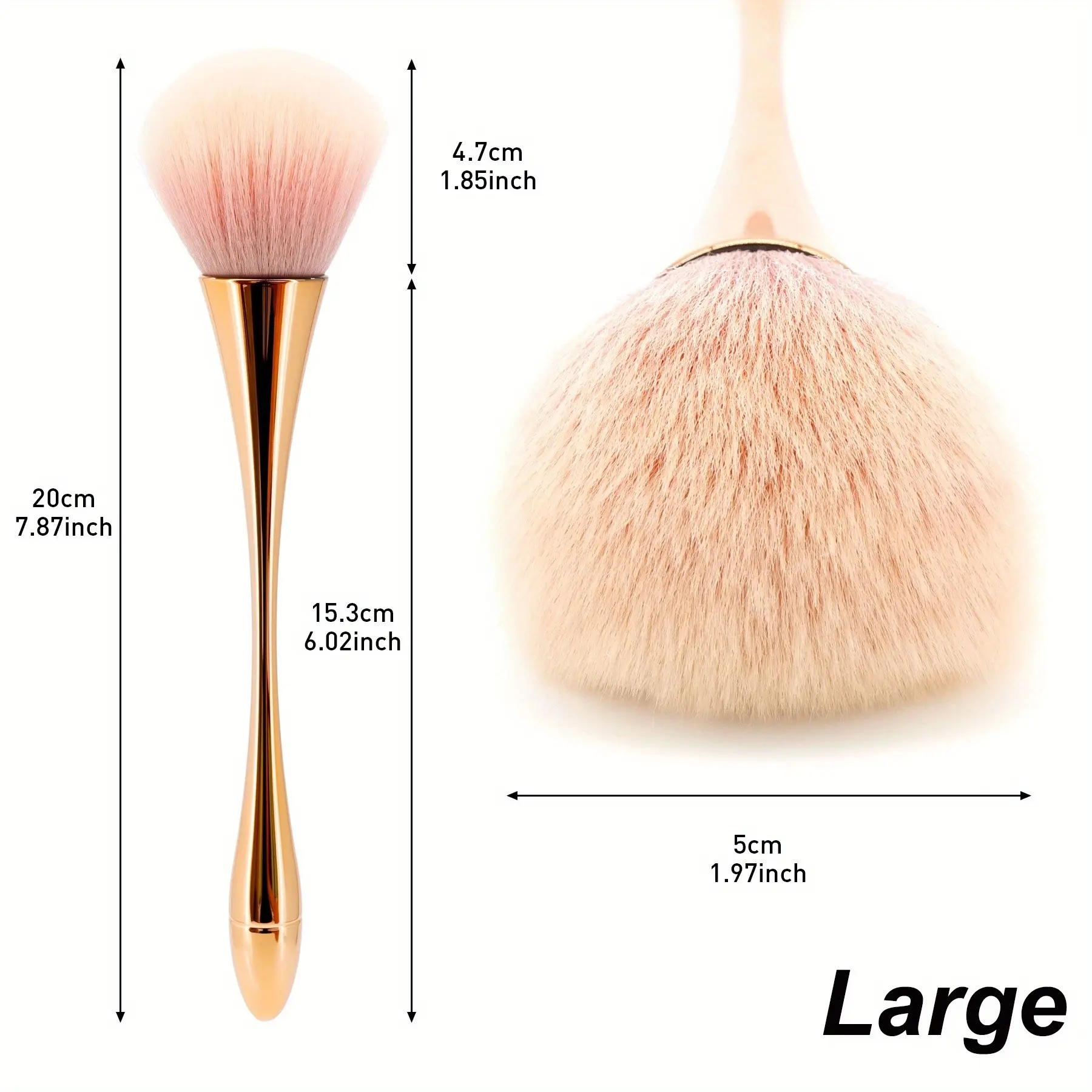 14 Styles Nail Dust Cleaning Brush Professional Nail Art Make Up Brushes Long-Handled Super Fluffy Dust Removal Manicure Tools