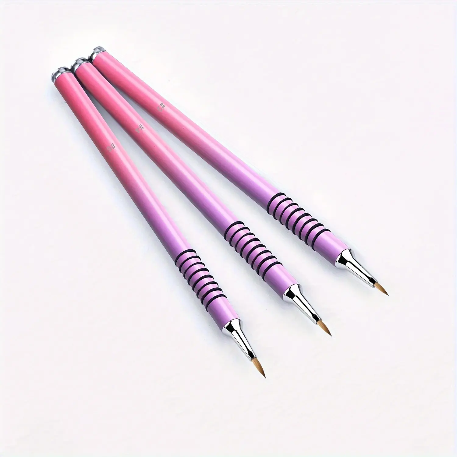Profession Nail Art Acrylic Extension Builder Petal Flower Painting Drawing Brush Manicure Tools