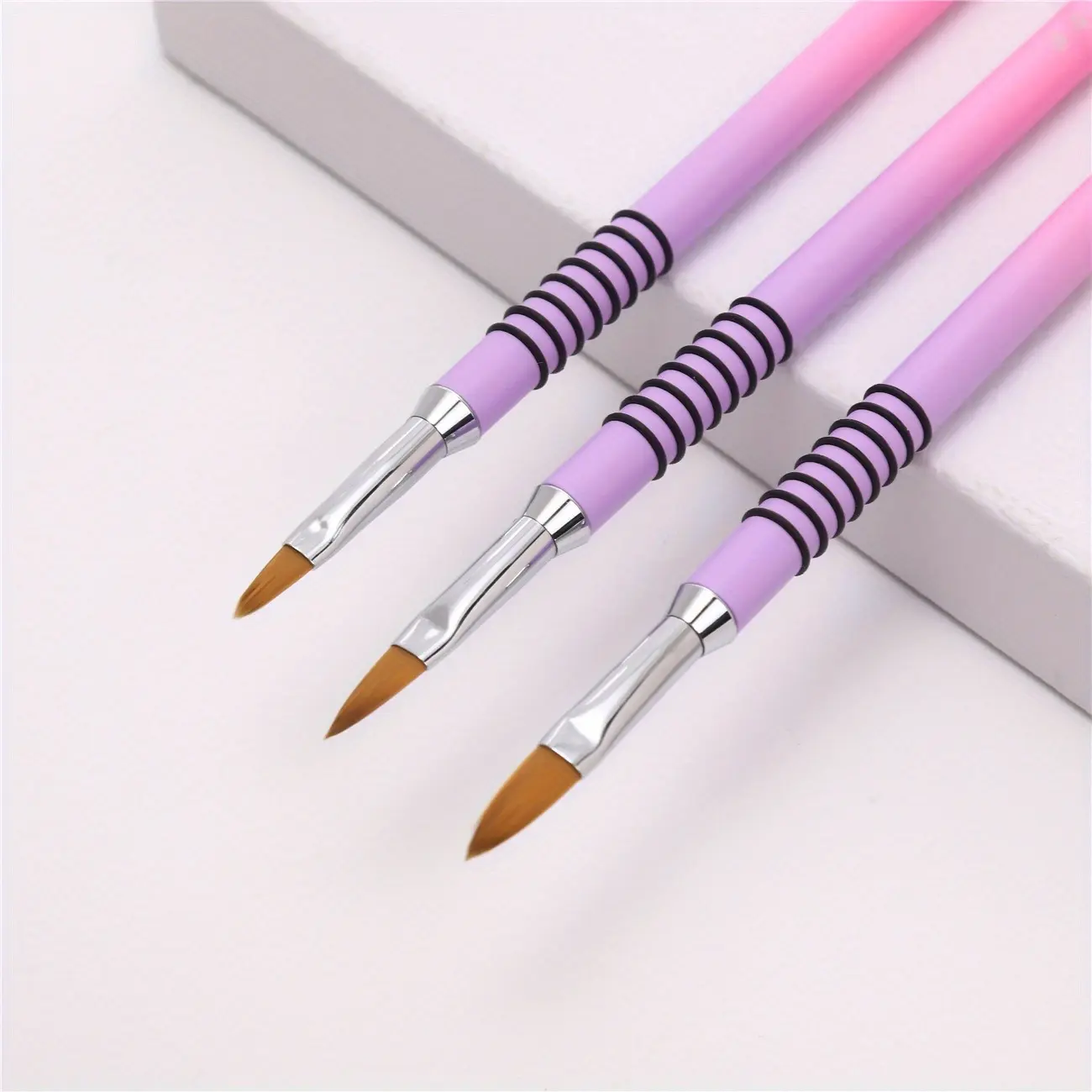 Profession Nail Art Acrylic Extension Builder Petal Flower Painting Drawing Brush Manicure Tools