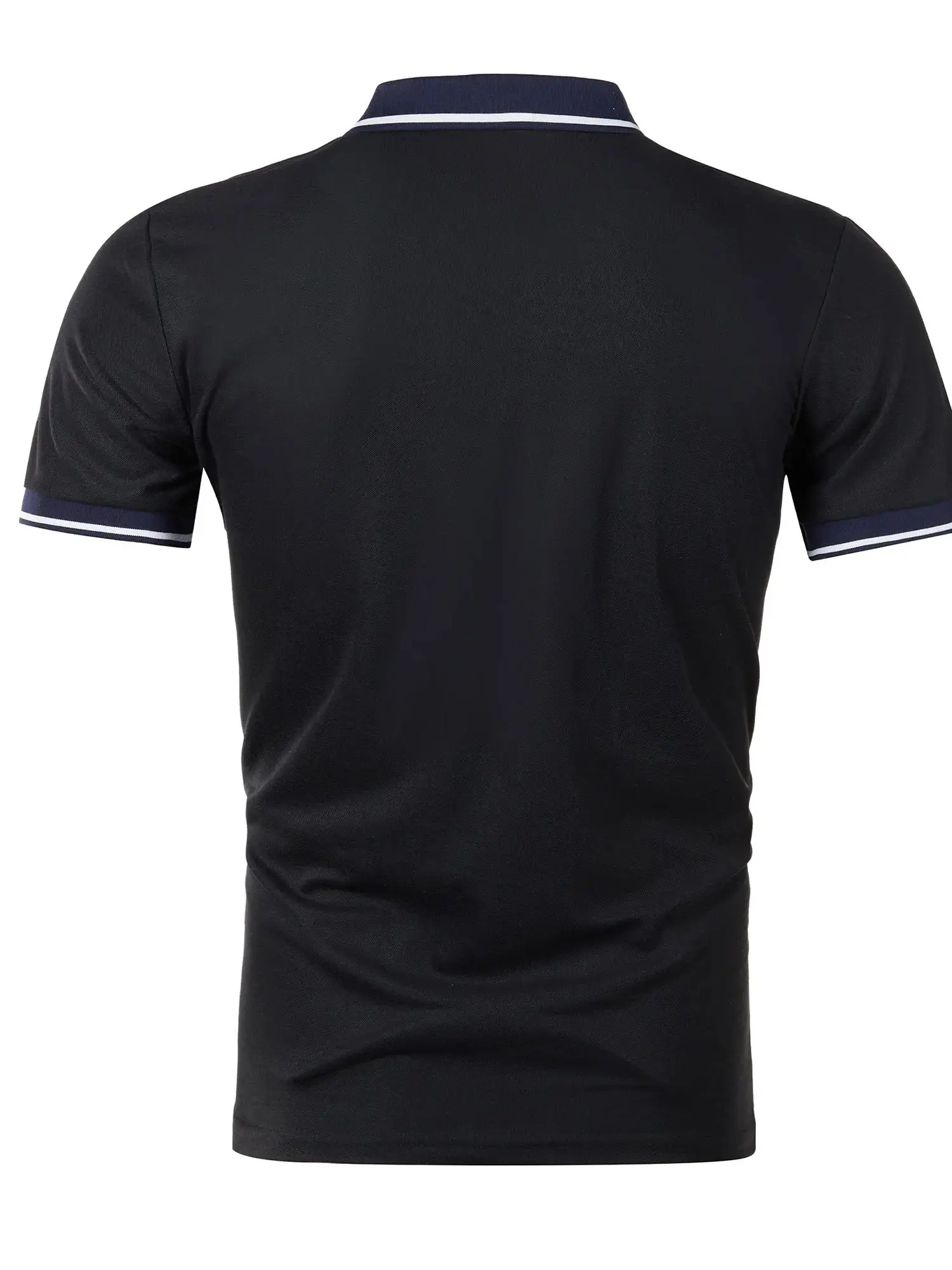 Men's new Polo shirt T-shirt summer men's short-sleeved intercolored lapel