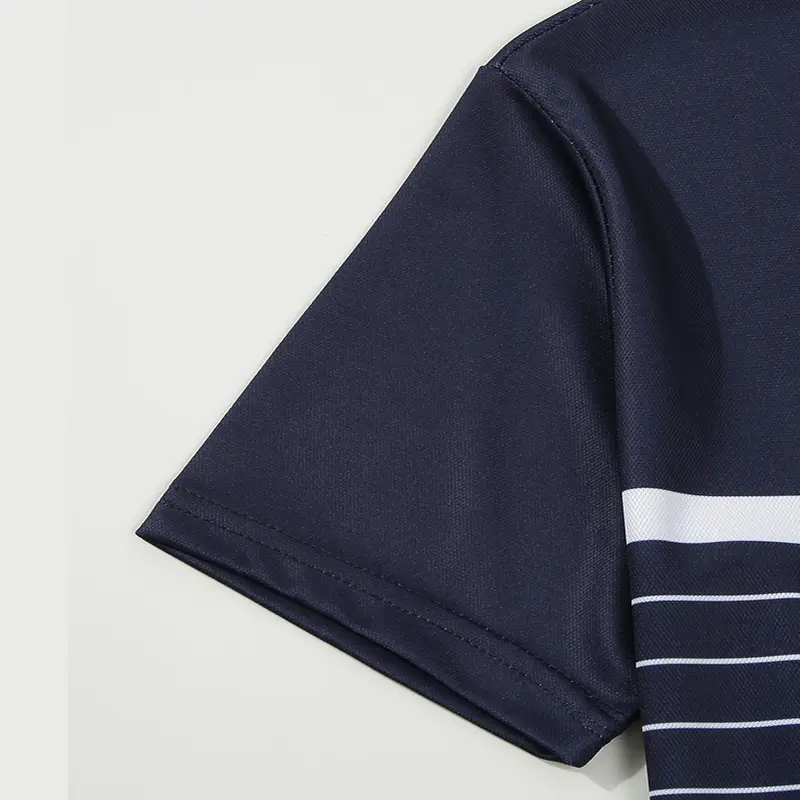 Logo Print Men Clothes Summer Button Lapel Polo Shirt Men Short Sleeve Casual Golf Polo Shirt 3D striped printing