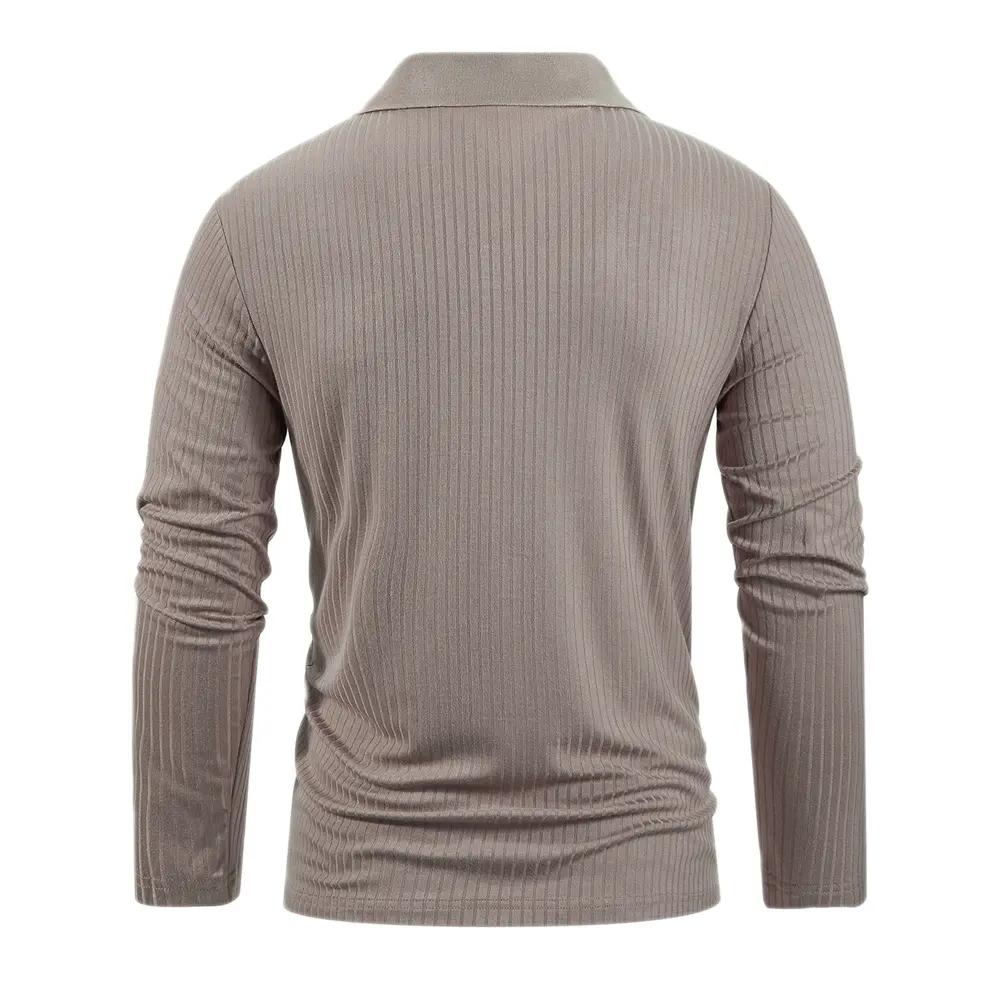 King Billion Cotton Long Sleeve T-Shirts Men T-shirt High Quality Slim V-neck Stripe Shirt Autumn Winter Male Top Tees Male
