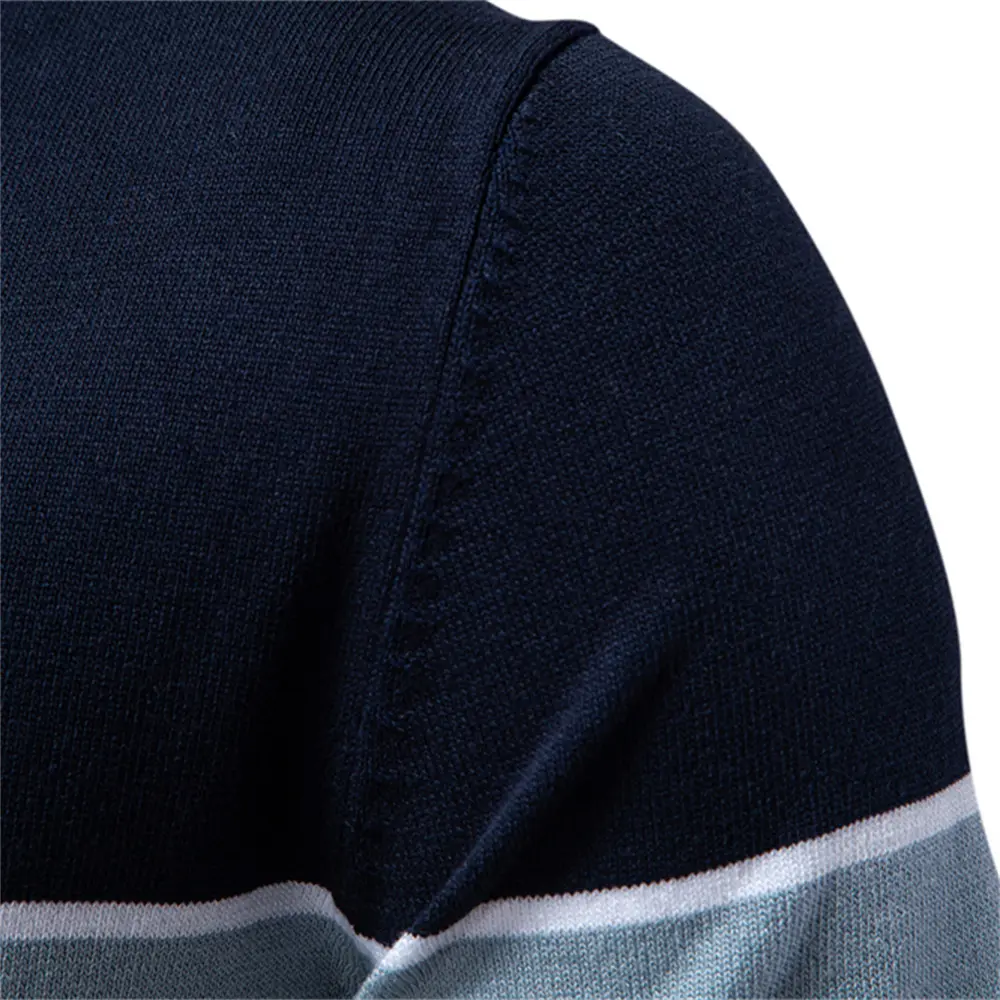 AIOPESON Men's Athletic V-Neck Color Block Polo Shirt Social Event Polo Shirts for Men Contrast Sport Slim Fit Polo