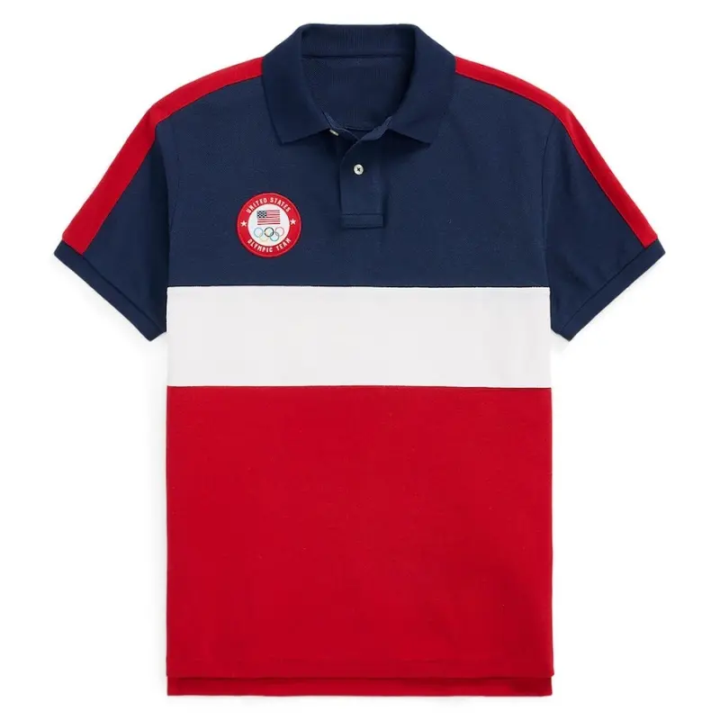 New Summer 2024 Polo Shirt With Lapel Collar And Short Sleeves Casual Luxury Brand Fashionable Golf Sports Men's Striped Tees