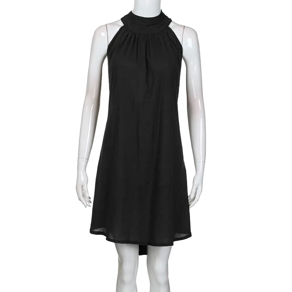 Womens Holiday Irregular Dress Ladies Summer Beach Sleeveless Party Dress Vestidos En Oferta LiquidacióN EnvíO Gratis Ropa Para
