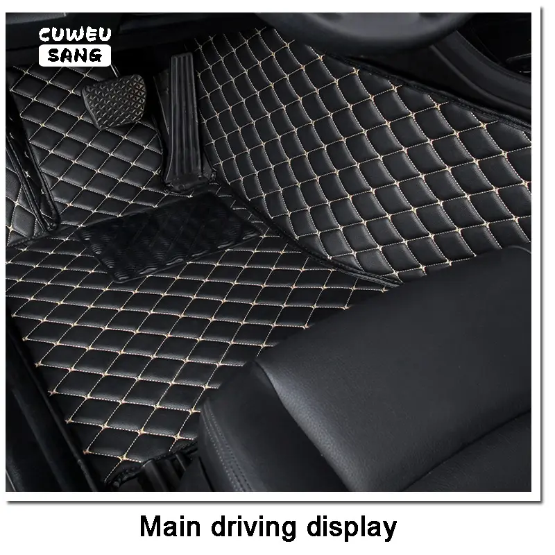 CUWEUSANG Custom Car Floor Mats For Citroen C5 Aircross C5X Auto Carpets Foot Coche Accessorie