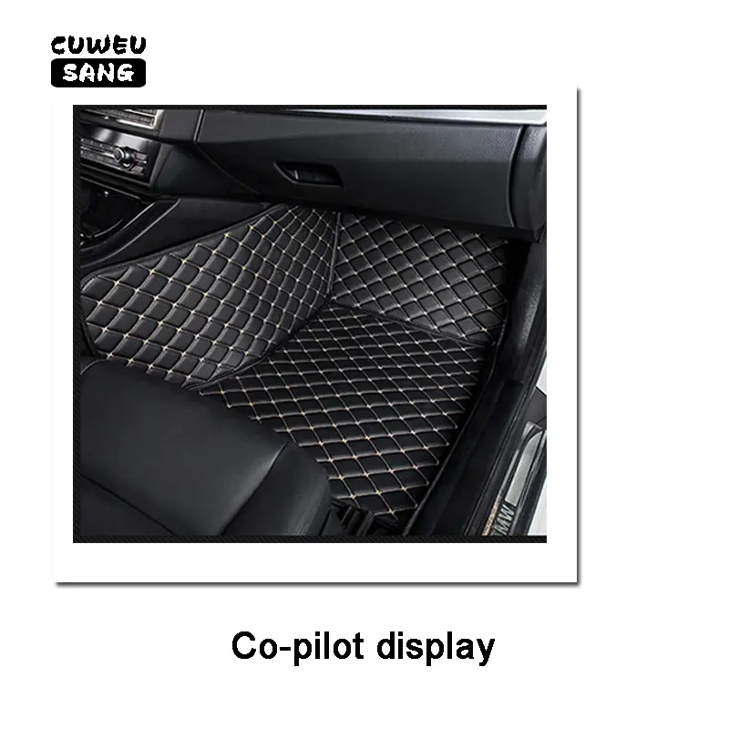 CUWEUSANG Custom Car Floor Mats For Citroen C5 Aircross C5X Auto Carpets Foot Coche Accessorie