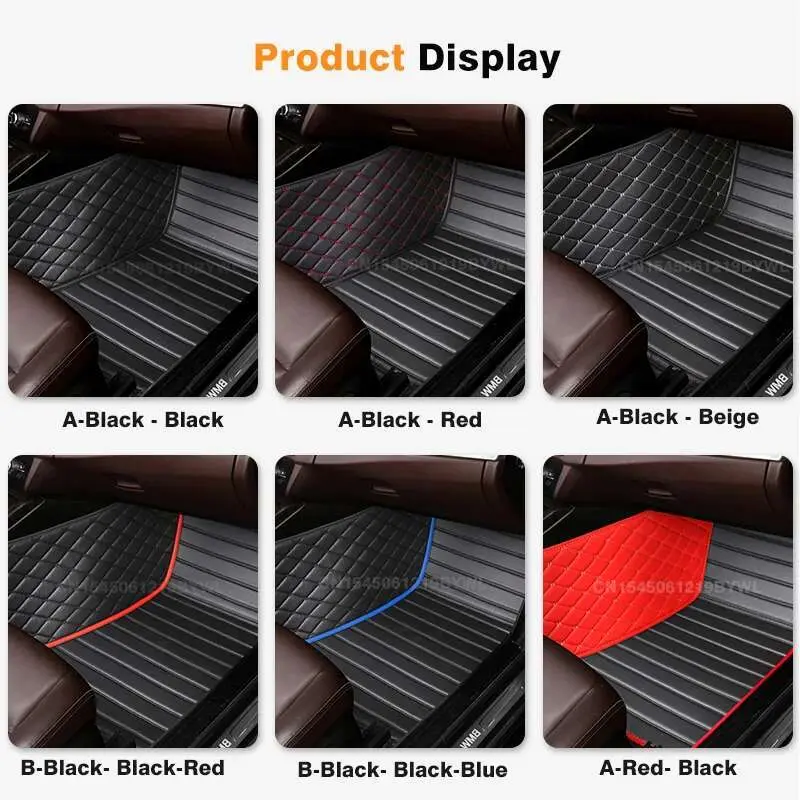 For Subaru XV 2011-2023 2022 2021 2020 2019 2018 2017 Car Floor Mats Custom Auto Foot Pads Carpet Cover Interior Accessories