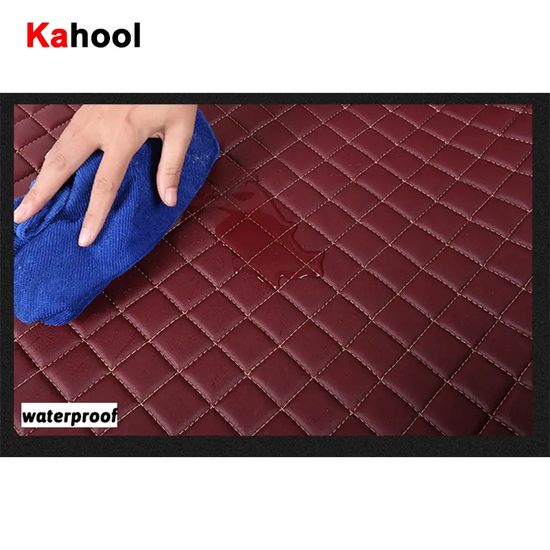 KAHOOL Custom Car Floor Mats For KIA Stonic 2017-2023 KX1 Auto Carpets Foot Coche Accessorie