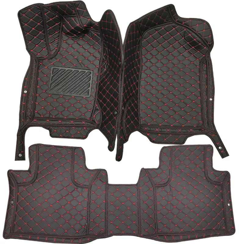 For Renault Espace 7 Seats Custom Car Floor Mats Fit 2016 2017 2018 2019 2020 2021 2022 2023 Auto Foot Carpet