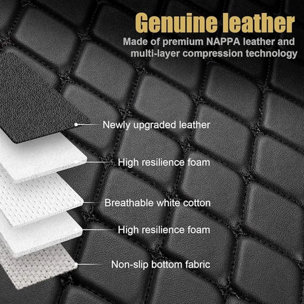 Custom Floor Mats For Chery Tiggo 7 Plus 2016-2023 Omoda C5 2022-2023 Full Coverage Floor Mats Luxury Floor Liners Car Interior